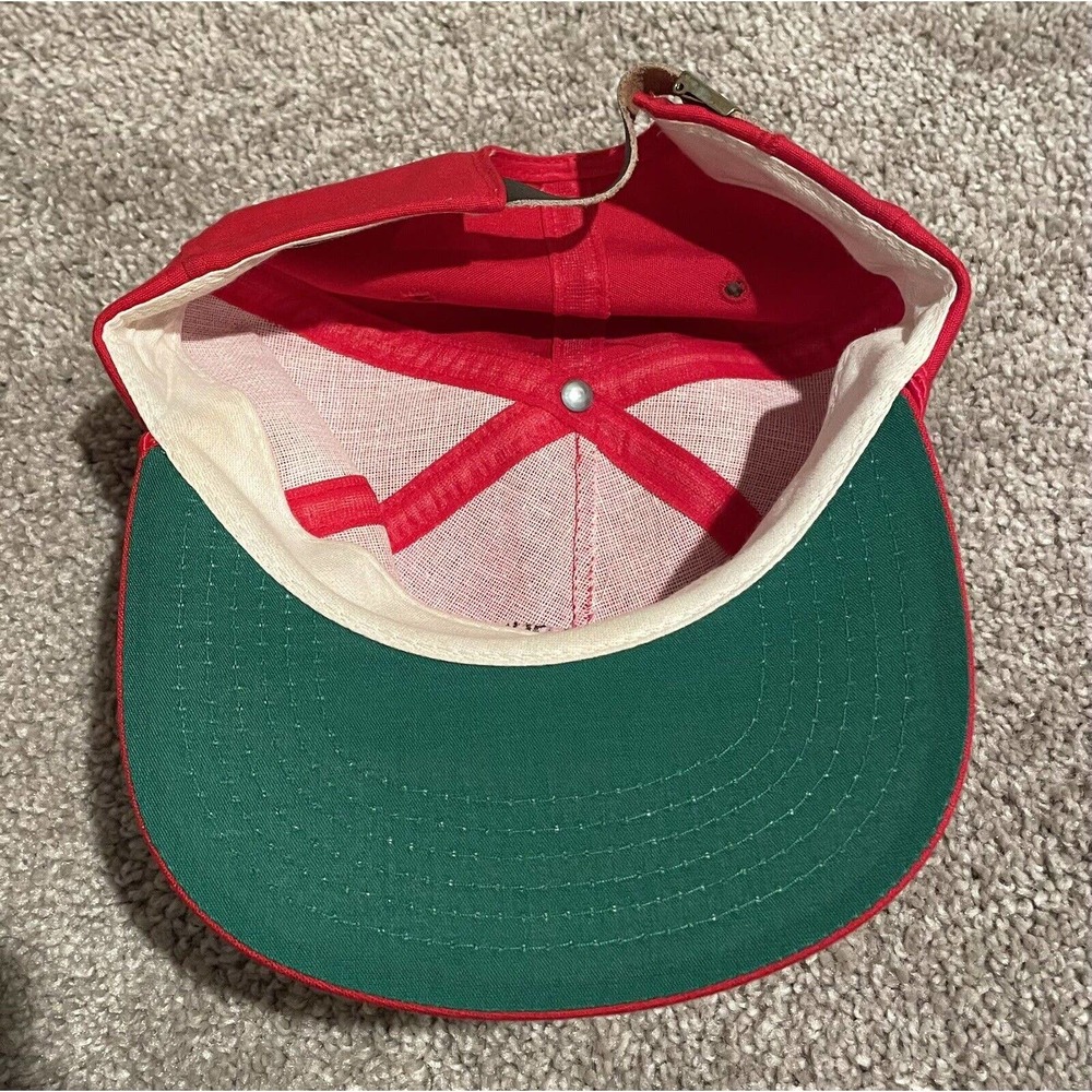 Vintage 1990 Marriott Corporate Masters Camelback SnapBack Trucker Hat Red Golf - Picture 5 of 6